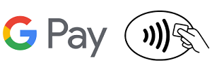 Google Pay logo and Mobile Pay logo